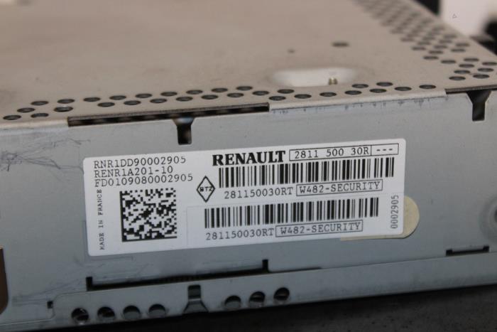 Radio CD Spieler van een Renault Scénic III (JZ) 1.5 dCi 105 2011