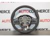 Steering wheel from a Renault Clio IV Estate/Grandtour (7R), 2012 / 2021 1.5 Energy dCi 75 FAP, Combi/o, 4-dr, Diesel, 1.461cc, 55kW (75pk), FWD, K9K612; K9K628; K9KE6, 2013-01 / 2021-08 2017