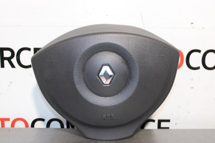 Left airbag (steering wheel) from a Renault Modus/Grand Modus (JP) 1.2 16V Eco 2010