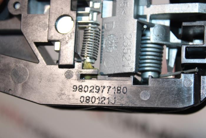 Front door lock mechanism 4-door, right Opel Corsa F 1.2 Turbo 12V 130 ...