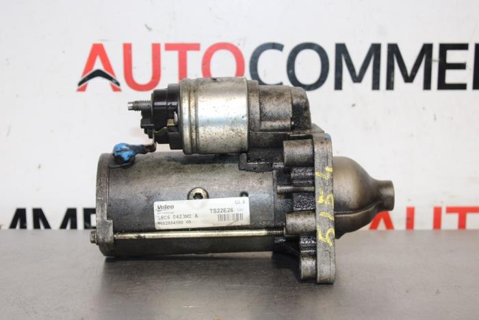 Begagnade Startmotor Citroen Jumpy (G9) 1.6 HDI Pris € 50,00 Marginaltabell erbjuds av Autocommerce