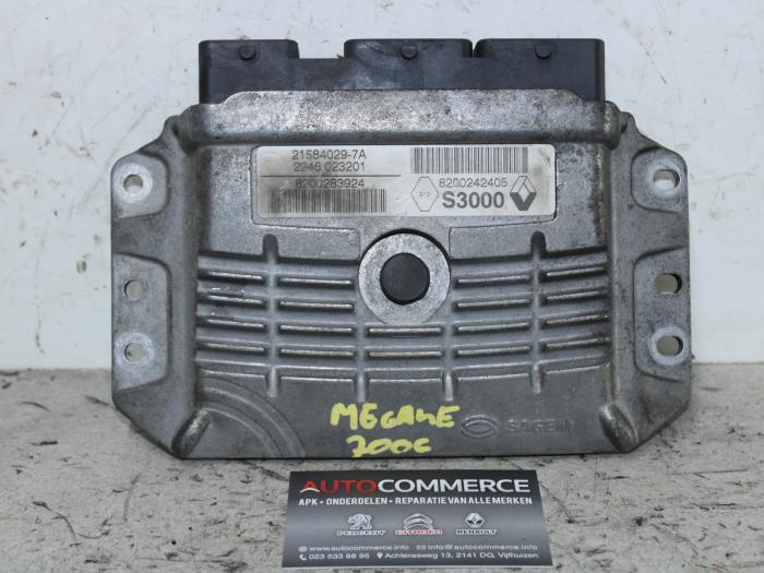 Used Engine management computer Renault Megane II (BM/CM) 1.6 16V Price € 25,00 Margin scheme offered by Autocommerce