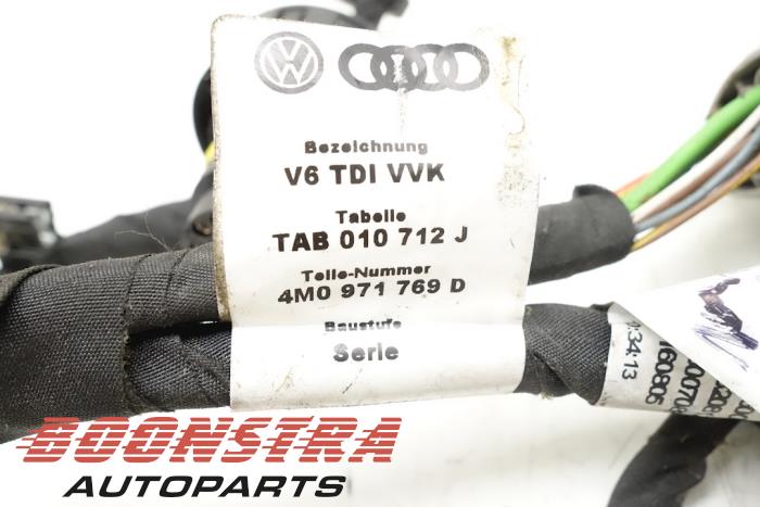 Wiring harness from a Audi Q7 (4MB/4MG) 3.0 TDI V6 24V e-tron plug-in hybrid 2016