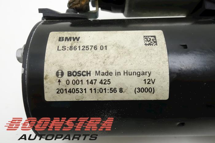 Motor de arranque de un BMW 4 serie (F32) 420i 2.0 Turbo 16V 2014