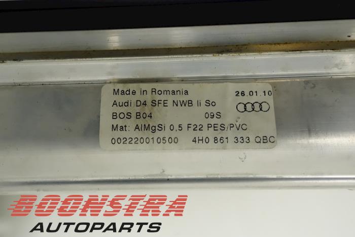 Persiana izquierda de un Audi A8 (D4) 4.2 TDI V8 32V Quattro 2010