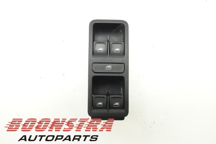 Electric window switch from a Volkswagen Polo V (6R) 1.4 TDI 12V 90 2017