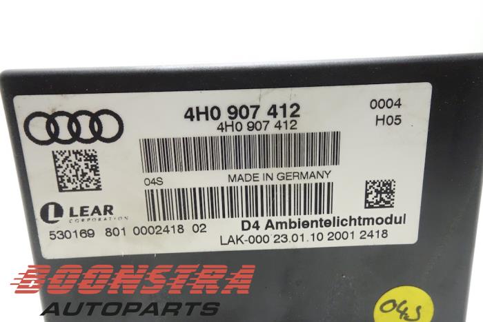 Używane Modul Comfort Audi A8 (D4) 4.2 TDI V8 32V Quattro Cena € 81,75 Procedura marży oferowane przez Boonstra Autoparts
