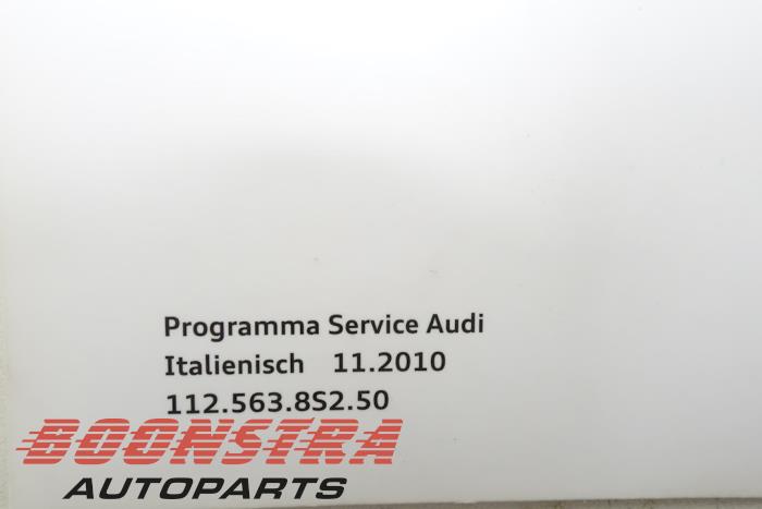 Instruction Booklet from a Audi S4 Avant (B8) 3.0 TFSI V6 24V 2011