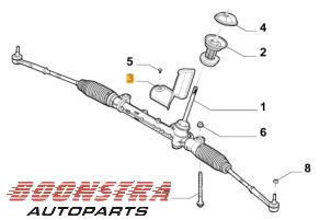 Used Steering box Fiat 500X (334) 1.6 D 16V Multijet II Price € 98,21 Margin scheme offered by Boonstra Autoparts