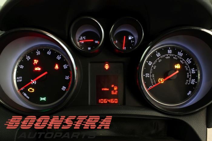 Odometer KM from a Vauxhall Mokka/Mokka X 1.4 Turbo 16V 4x2 2015