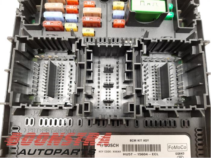 Ordenador body control de un Ford Fiesta 7 1.1 Ti-VCT 12V 70 2017