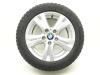 Wheel + winter tyre from a BMW 1 serie (E81), 2006 / 2012 116i 1.6 16V, Hatchback, 2-dr, Petrol, 1.597cc, 90kW (122pk), N43B16A, 2007-09 / 2012-09 2008