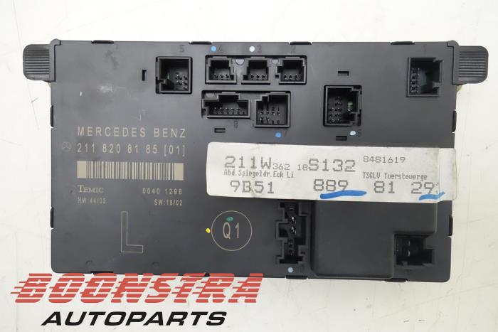 Używane Modul centralnego zamka Mercedes E (W211) 5.4 E-55 AMG V8 24V Cena € 29,95 Procedura marży oferowane przez Boonstra Autoparts