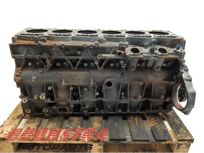 Engine crankcase from a DAF XF 2013