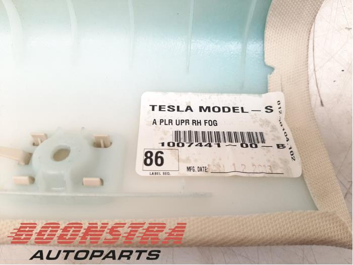Dachverkleidung van een Tesla Model S 60 2014