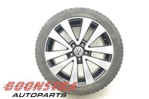 Used Wheel + tyre Volkswagen Golf VI (5K1) 2.0 TDI 16V Price € 99,00 Margin scheme offered by Boonstra Autoparts