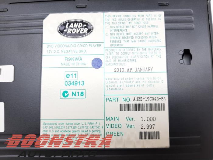 DVD Spieler van een Land Rover Discovery IV (LAS) 3.0 SD V6 24V 2010