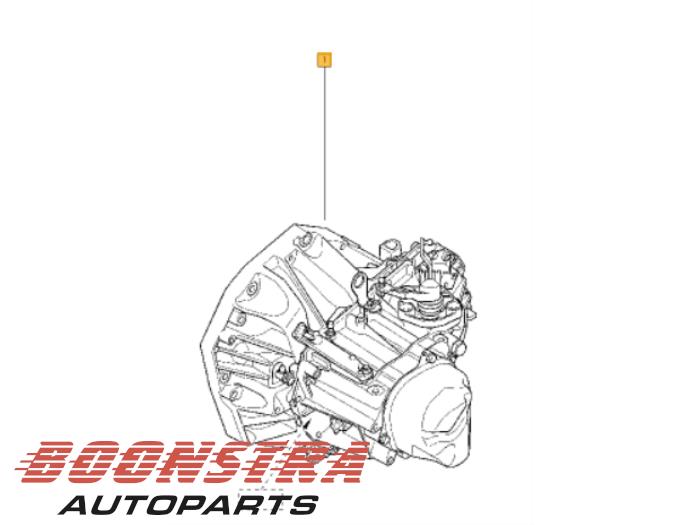Gearbox Dacia Logan MCV 1.6 16V JR5149 K4M690 JR5149