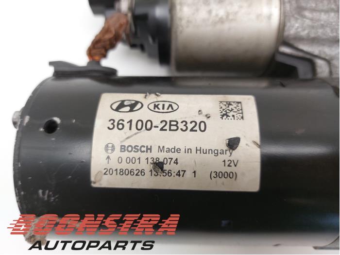 Starter Kia Optima Sportswagon 1.6 TGDi 16V 361002B320 G4FJ BOSCH