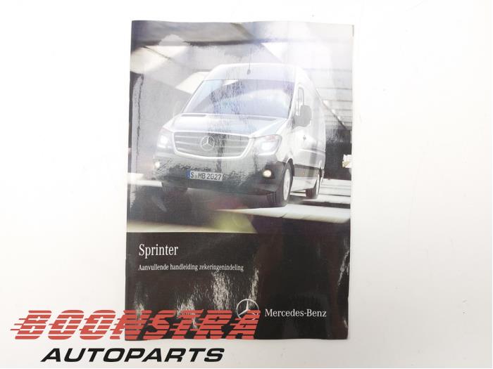 Instrucciones(varios) de un Mercedes-Benz Sprinter 3,5t (906.63) 319 CDI,BlueTEC V6 24V 2015