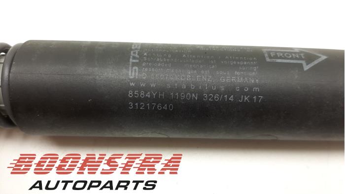 Rear gas strut, right from a Volvo XC70 (BZ) 2.0 D4 20V 2015