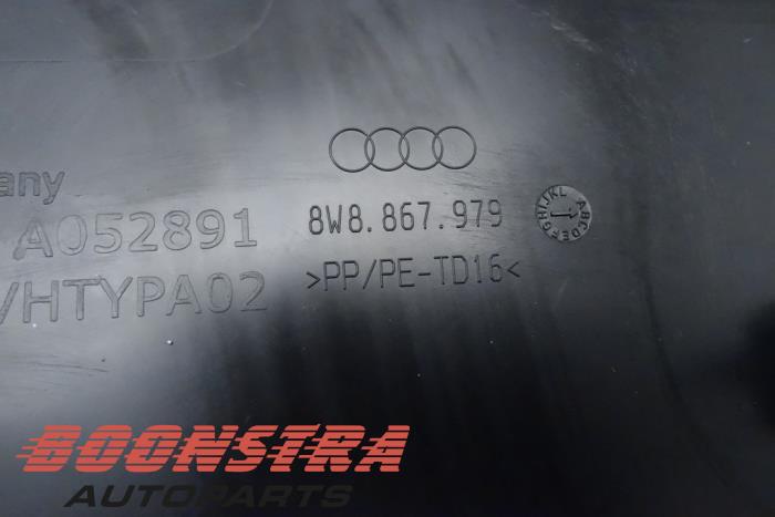 Verkleidung Heckklappe van een Audi A5 2021