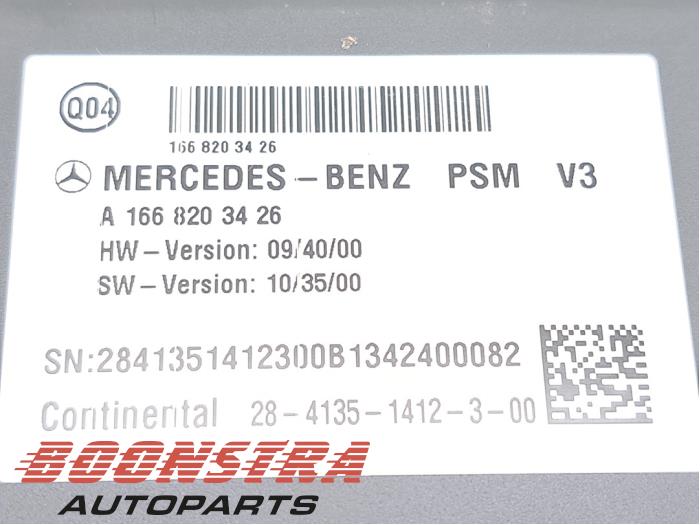 Moduł ogrzewania siedzenia z Mercedes-Benz ML III (166) 2.1 ML-250 CDI 16V BlueTEC 4-Matic 2013