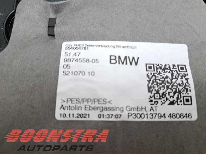 Revêtement coffre d'un BMW 5 serie Touring (G31) 530e xDrive 2.0 Turbo 16V 2021