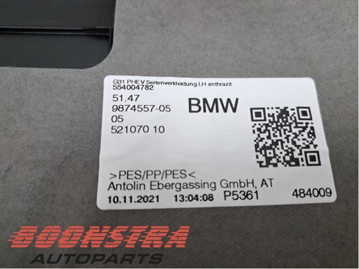 Verkleidung Kofferraum van een BMW 5 serie Touring (G31) 530e xDrive 2.0 Turbo 16V 2021