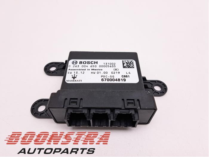 Begagnade PDC-modul Maserati Ghibli III 3.0 Diesel Pris € 73,95 Marginaltabell erbjuds av Boonstra Autoparts