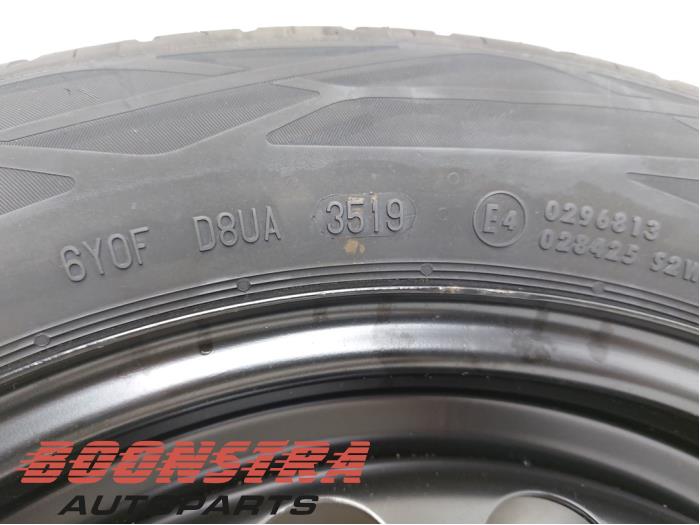 ERSATZRAD FUR OPEL ASTRA K 2015-2021 MIT WAGENHEBER SCHLÜSSEL UND