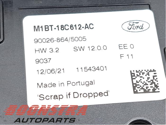 Heizung Bedienpaneel van een Ford Fiesta Active 1.0 EcoBoost 12V Hybrid 125 2022