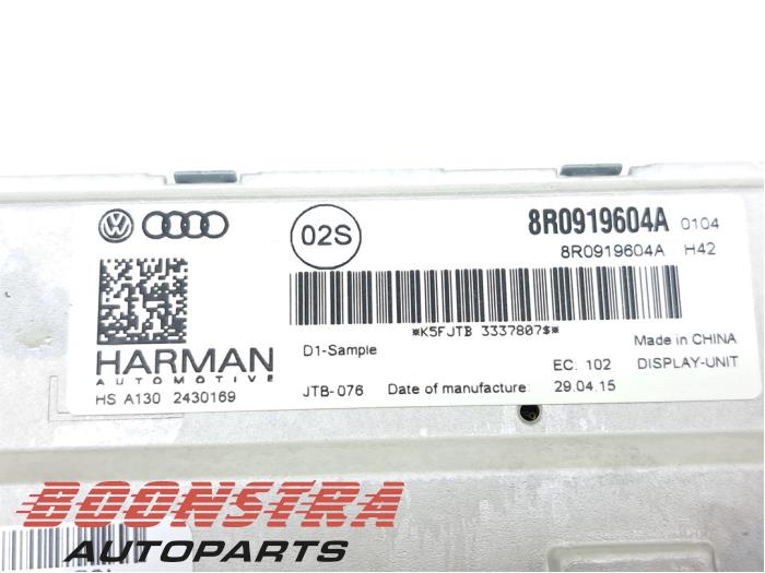 Wyswietlacz wewnetrzny z Audi A4 Avant (B8) 2.0 TDI 16V 2015