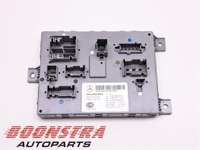 Używane Sterownik Body Control Mercedes C (W205) C-350 e 2.0 16V Cena € 63,95 Procedura marży oferowane przez Boonstra Autoparts