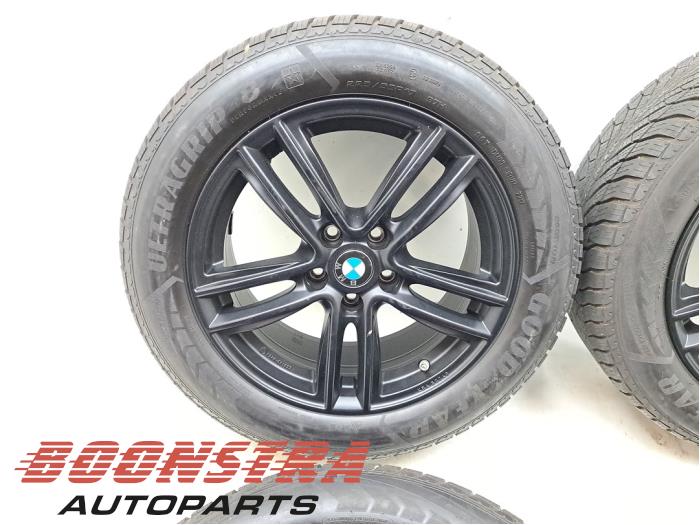 Set of sports wheels + winter tyres from a BMW X1