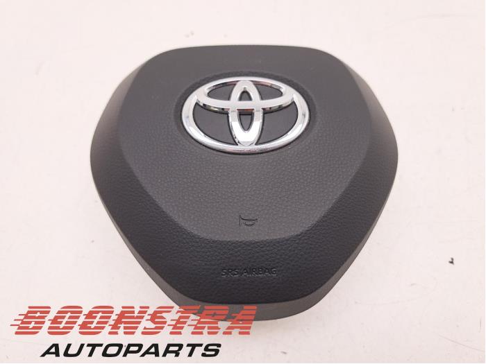 Left airbag (steering wheel) from a Toyota Corolla Touring Sport (E21/EH1) 2.0 16V Hybrid 2019