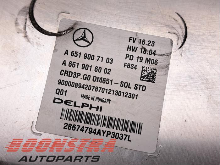 Calculateur moteur d'un Mercedes-Benz Sprinter 3,5t (910.0/910.1/907.1/907.2) 314 CDI 2.1 D FWD 2020