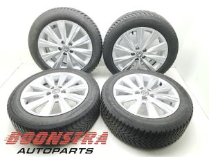 Used Set of wheels + winter tyres Volkswagen Polo VI (AW1) 1.0 TSI 12V Price € 399,95 Margin scheme offered by Boonstra Autoparts