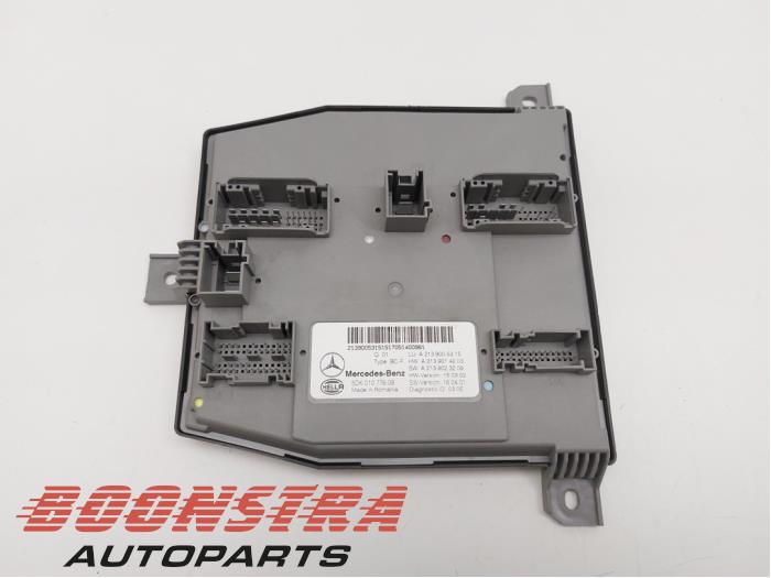 Używane Sterownik Body Control Mercedes E Estate (S213) E-220d 2.0 Turbo 16V Cena € 133,04 Z VAT oferowane przez Boonstra Autoparts