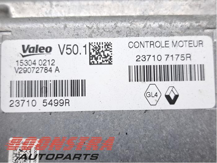 Engine management computer from a Renault Captur I (2R) 0.9 Energy TCE 12V 2016