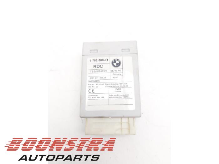 Begagnade Däcktrycksmodul BMW M5 (E60) 5.0 V10 40V Pris € 89,95 Marginaltabell erbjuds av Boonstra Autoparts