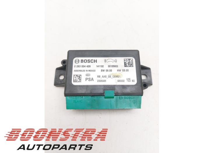 Begagnade PDC-modul Peugeot 308 SW (L4/L9/LC/LJ/LR) 1.6 BlueHDi 120 Pris € 24,95 Marginaltabell erbjuds av Boonstra Autoparts