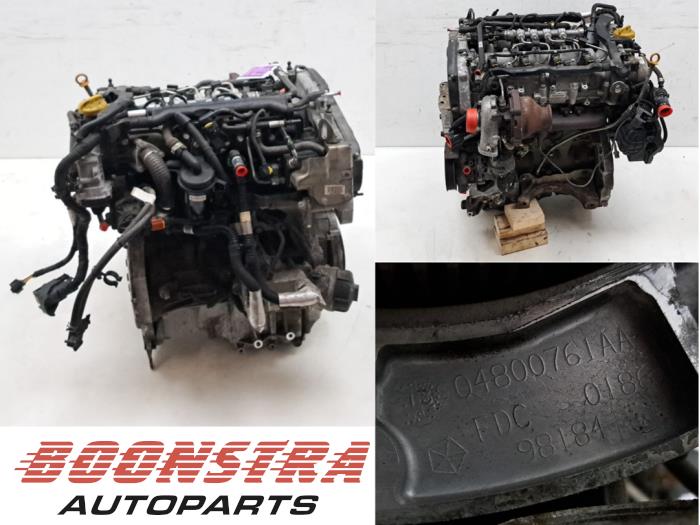 Używane Silnik Fiat Freemont 2.0 MultiJet 170 16V AWD Cena € 1.999,00 Procedura marży oferowane przez Boonstra Autoparts