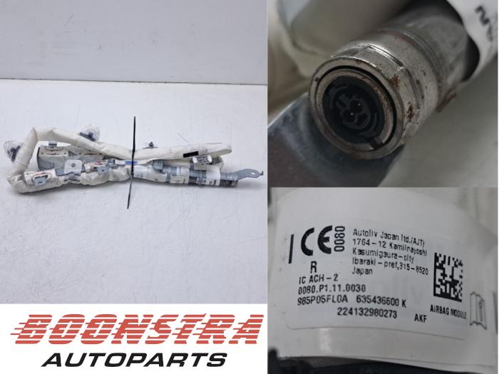 Używane Kurtyna prawa Nissan Micra (K14) 1.0 IG-T 92 Cena € 34,95 Procedura marży oferowane przez Boonstra Autoparts