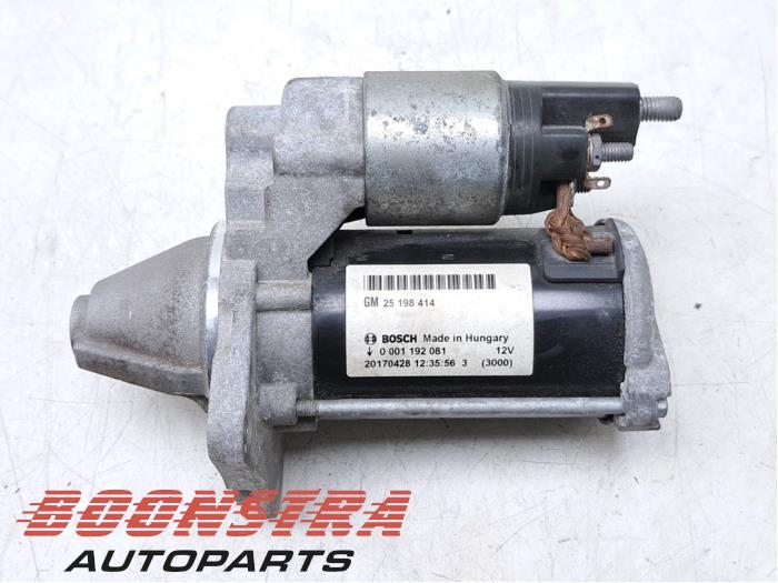 Used Starter Opel Mokka/Mokka X X 1.4 Turbo 16V 4x2 Price € 24,95 Margin scheme offered by Boonstra Autoparts