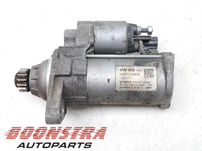 Begagnade Startmotor Volkswagen Golf VII (AUA) 1.4 TSI Multifuel 16V Pris € 24,95 Marginaltabell erbjuds av Boonstra Autoparts