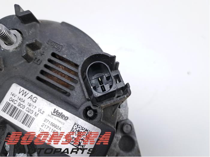 Dynamo van een Audi Q2 (GAB/GAG) 1.0 TFSI 12V 2017