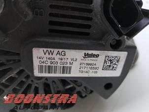Dynamo van een Audi Q2 (GAB/GAG) 1.0 TFSI 12V 2017