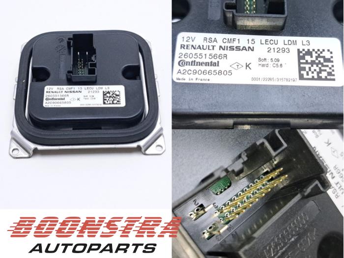 Usagé Ordinateur éclairage Renault Megane IV Estate (RFBK) 1.3 TCE 160 16V Prix € 51,95 Règlement à la marge proposé par Boonstra Autoparts