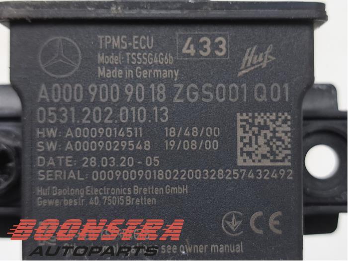 Däcktrycksmodul från en Mercedes-Benz GLB (247.6) 1.3 GLB-180 Turbo 16V 2021